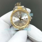 AAA Replica ARF Rolex Oyster Perpetual Date Silver Dial Two-Tone Ladies Watch 